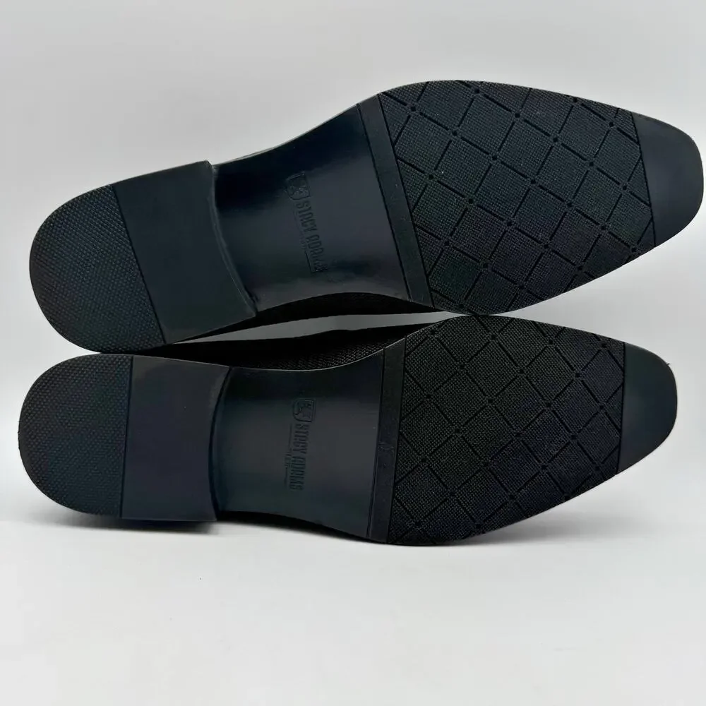 Stacy Adams Mens Tazewell Tassel Loafer US 11 M EU 44 Black Slip On EUC